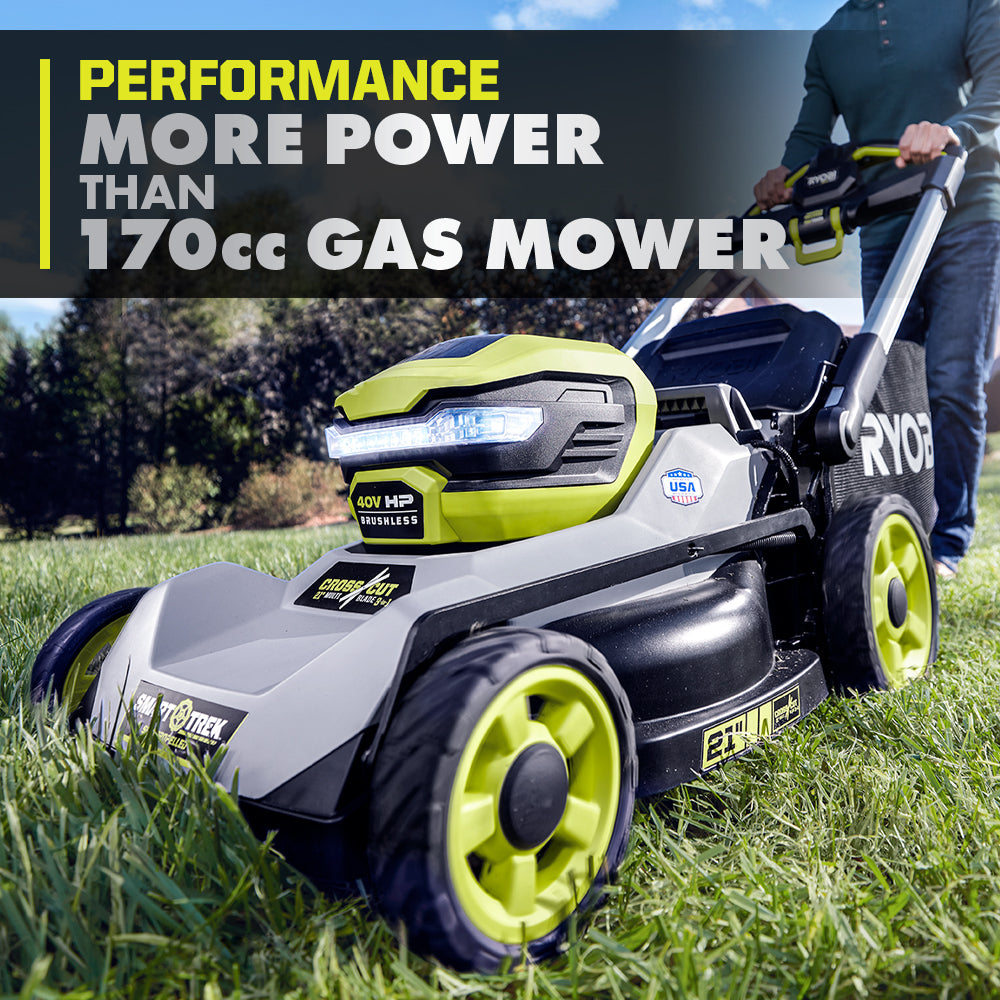 40V HP Brushless 21" Self-Propelled Multi-Blade Mower Kit
