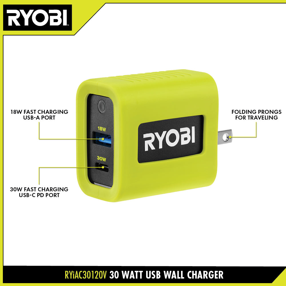 30 Watt USB Wall Charger