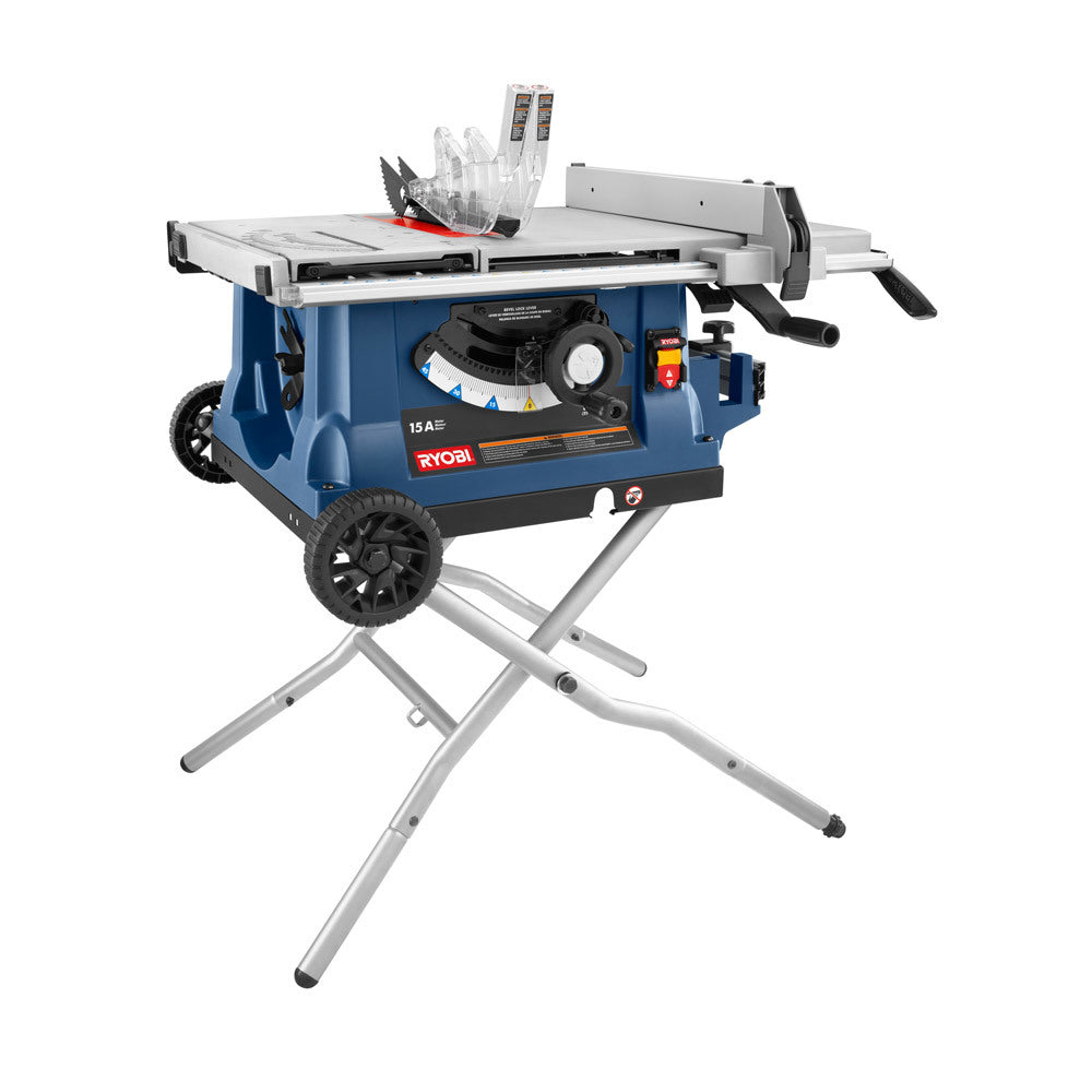 10" Table Saw with Wheeled Stand
