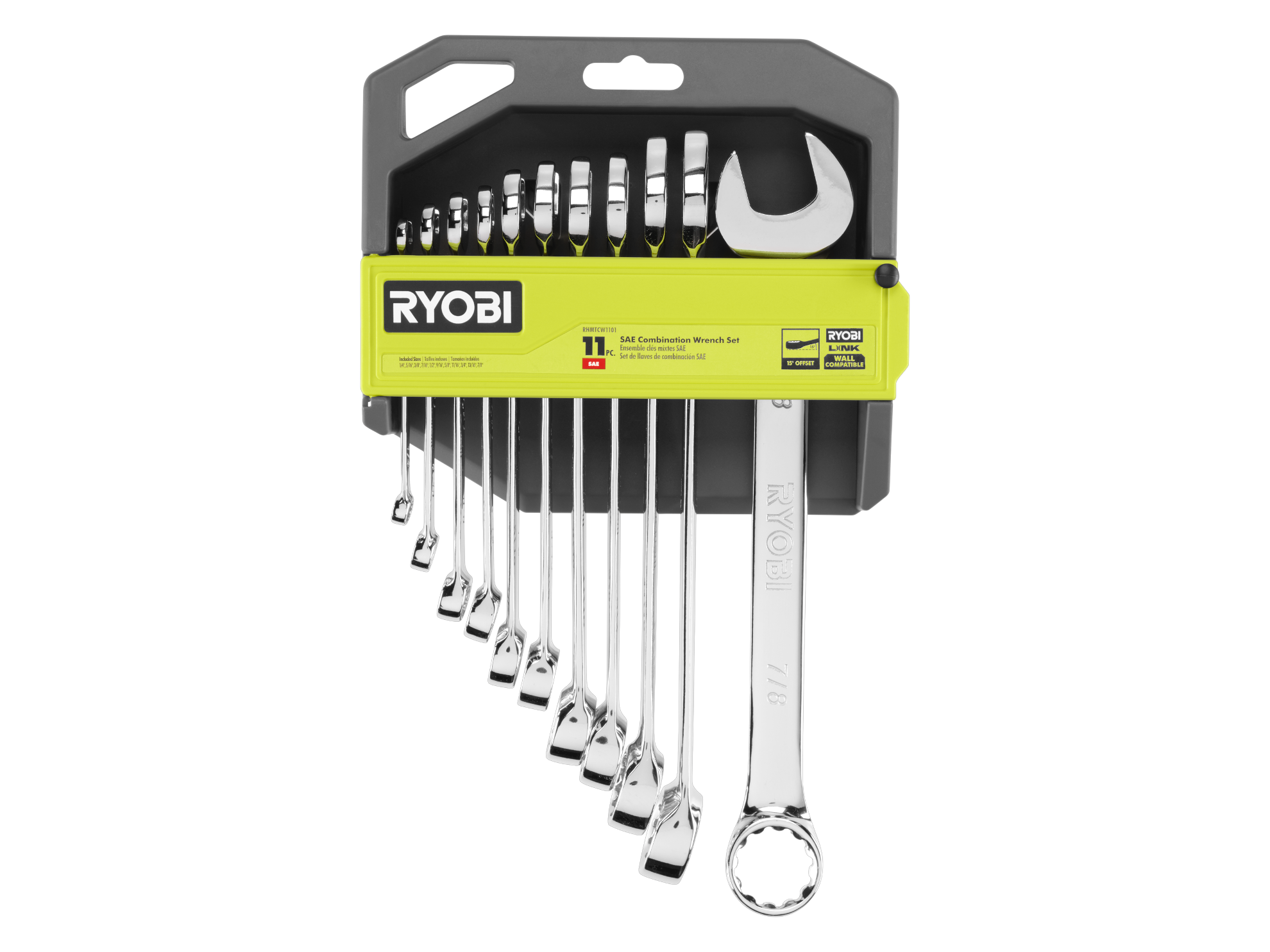 11 PC.  SAE Combination Wrench Set