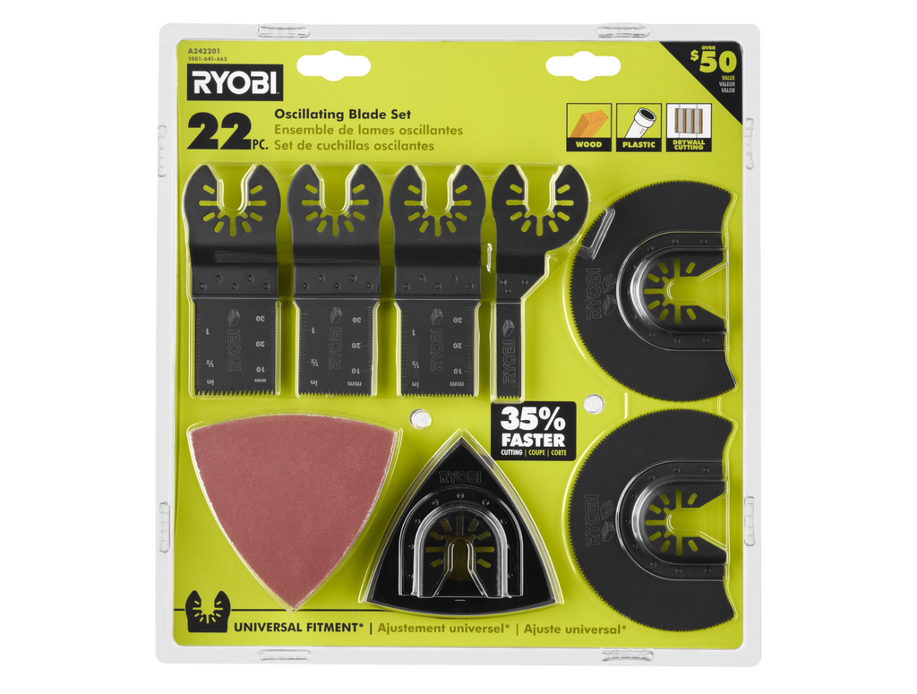 22-Piece Oscillating Blade Set