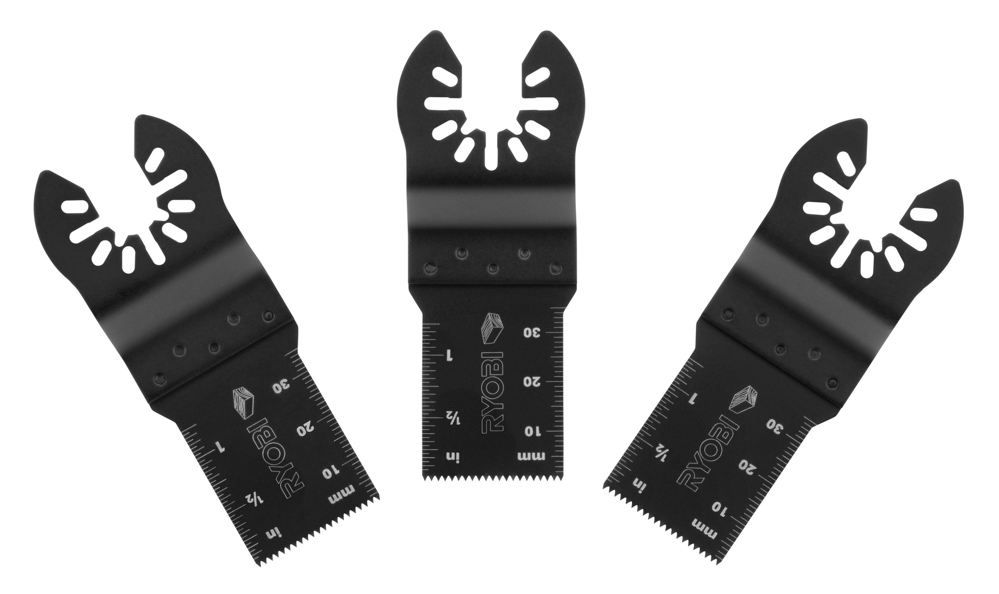 3 PC. Wood Plunge Blade Set