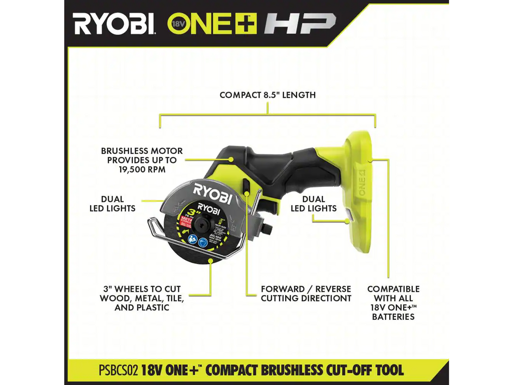 18V ONE+ HP Compact Brushless 4-Tool Combo Kit