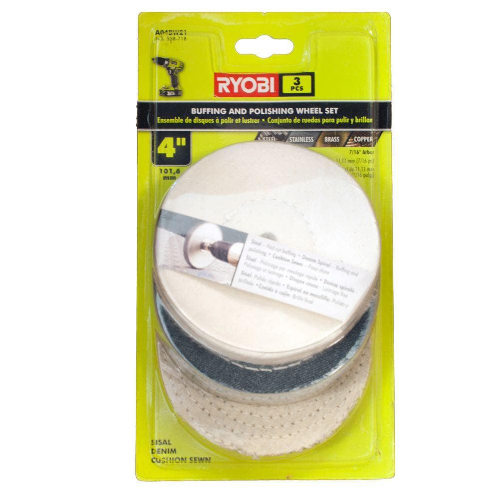 3PC 4" Buffing Wheel Set