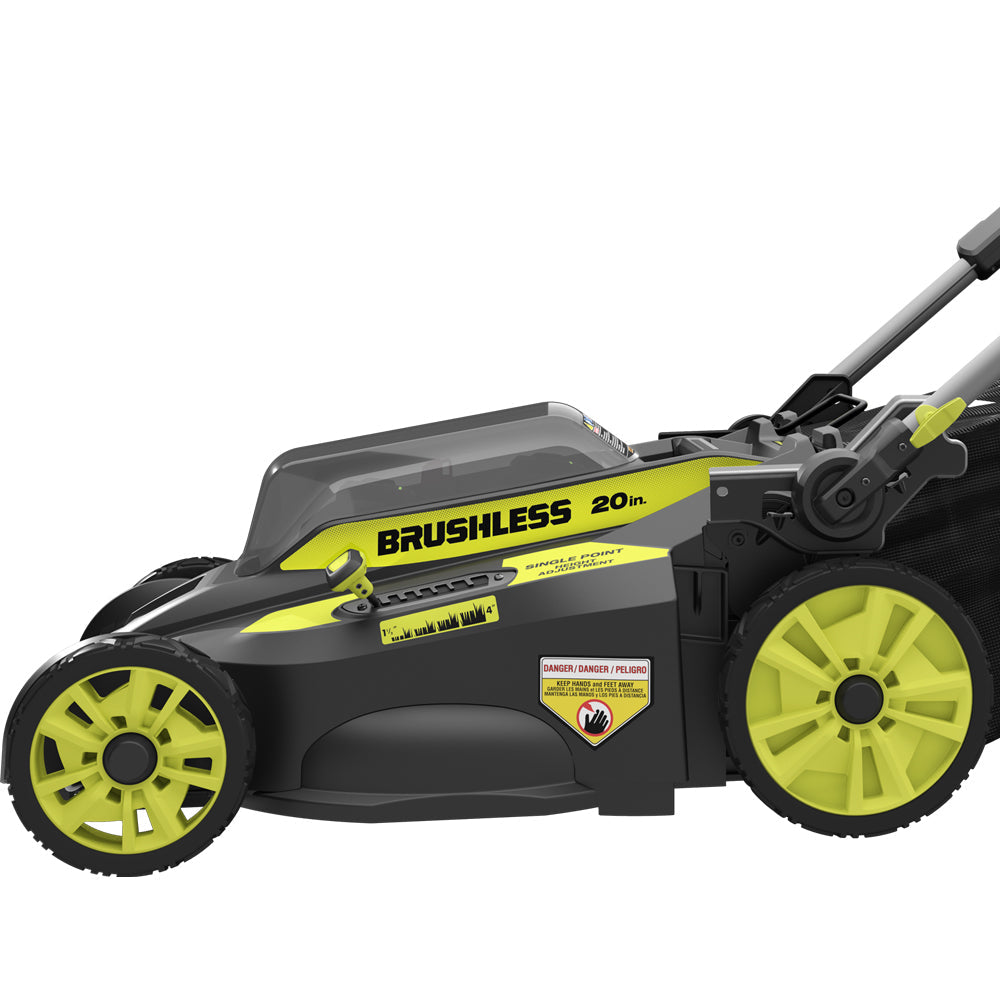 40V 20" BRUSHLESS SMART TREK Self-Propelled Mower WITH 6AH BATTERY & CHARGER