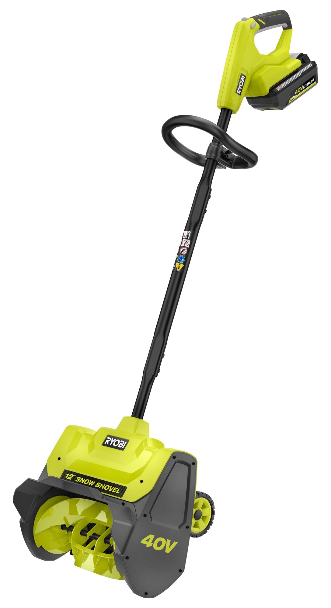 40V 12" Wheeled Snow Shovel Kit