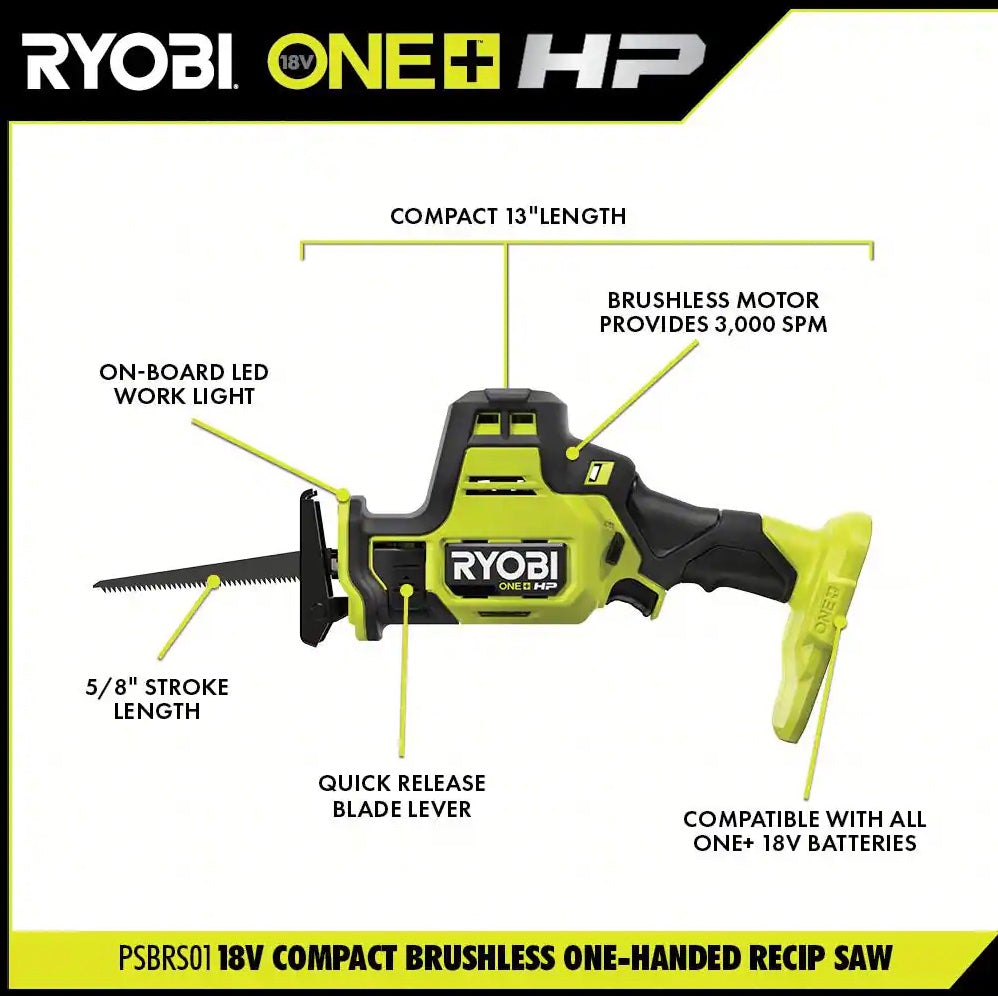 18V ONE+ HP Compact Brushless 6-Tool Combo Kit