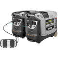 2,200-Watt Gray Gasoline Powered Digital start Inverter Generators with Parallel Combo Kit