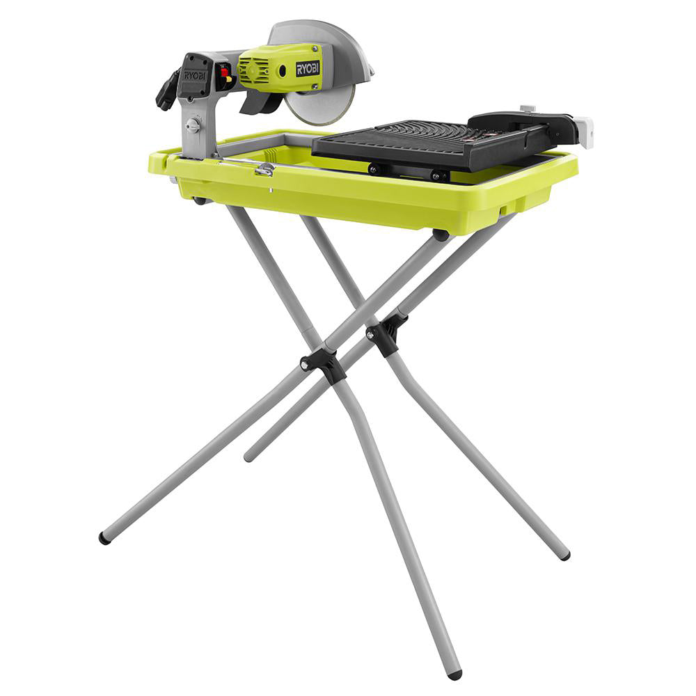 7" 1-3/4 HP Overhead Wet Tile Saw with Stand