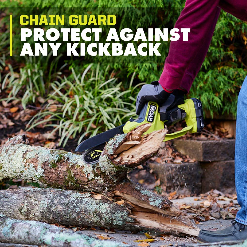 18V ONE+ HP Brushless 8" Pruning Mini Chainsaw Battery Powered with 2.0 Ah Battery and Charger