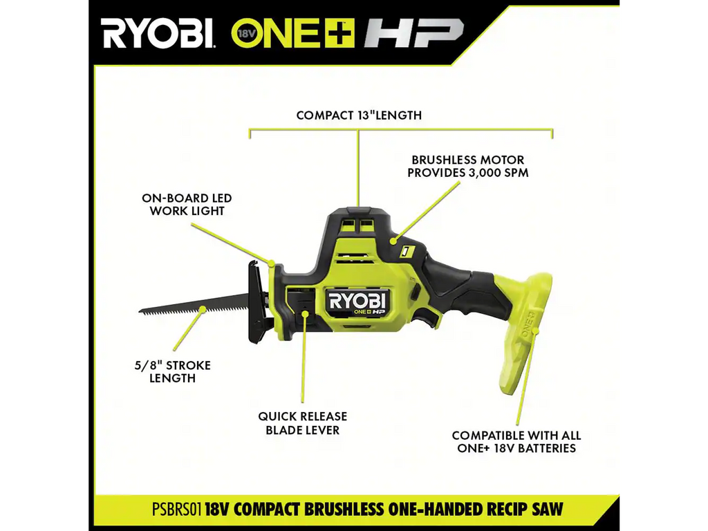 18V ONE+ HP Compact Brushless 4-Tool Combo Kit
