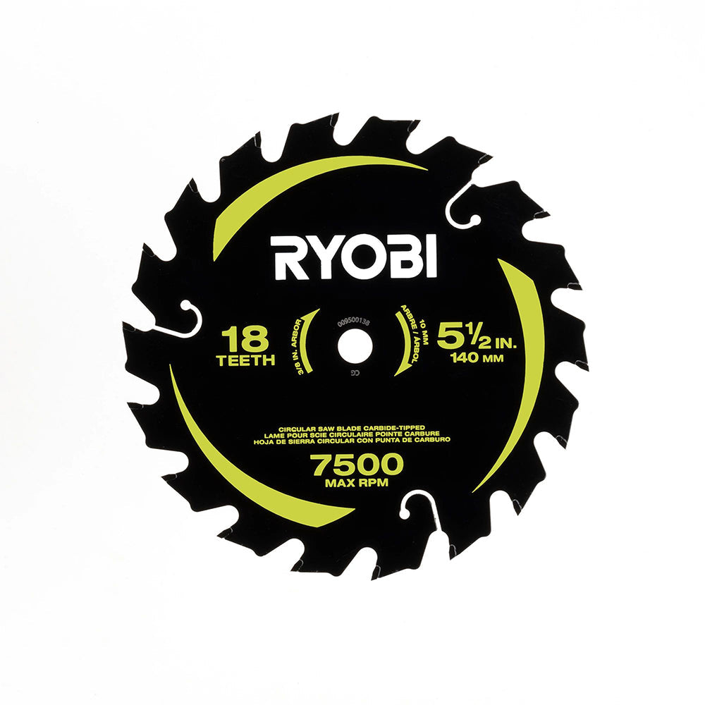 5-1/2" 18 Carbide Teeth Thin Kerf Circular Saw Blade