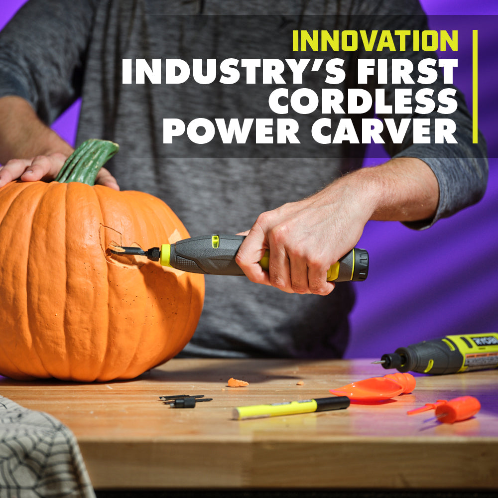 USB Lithium 2-Tool Combo Kit with Pumpkin Carving Tools