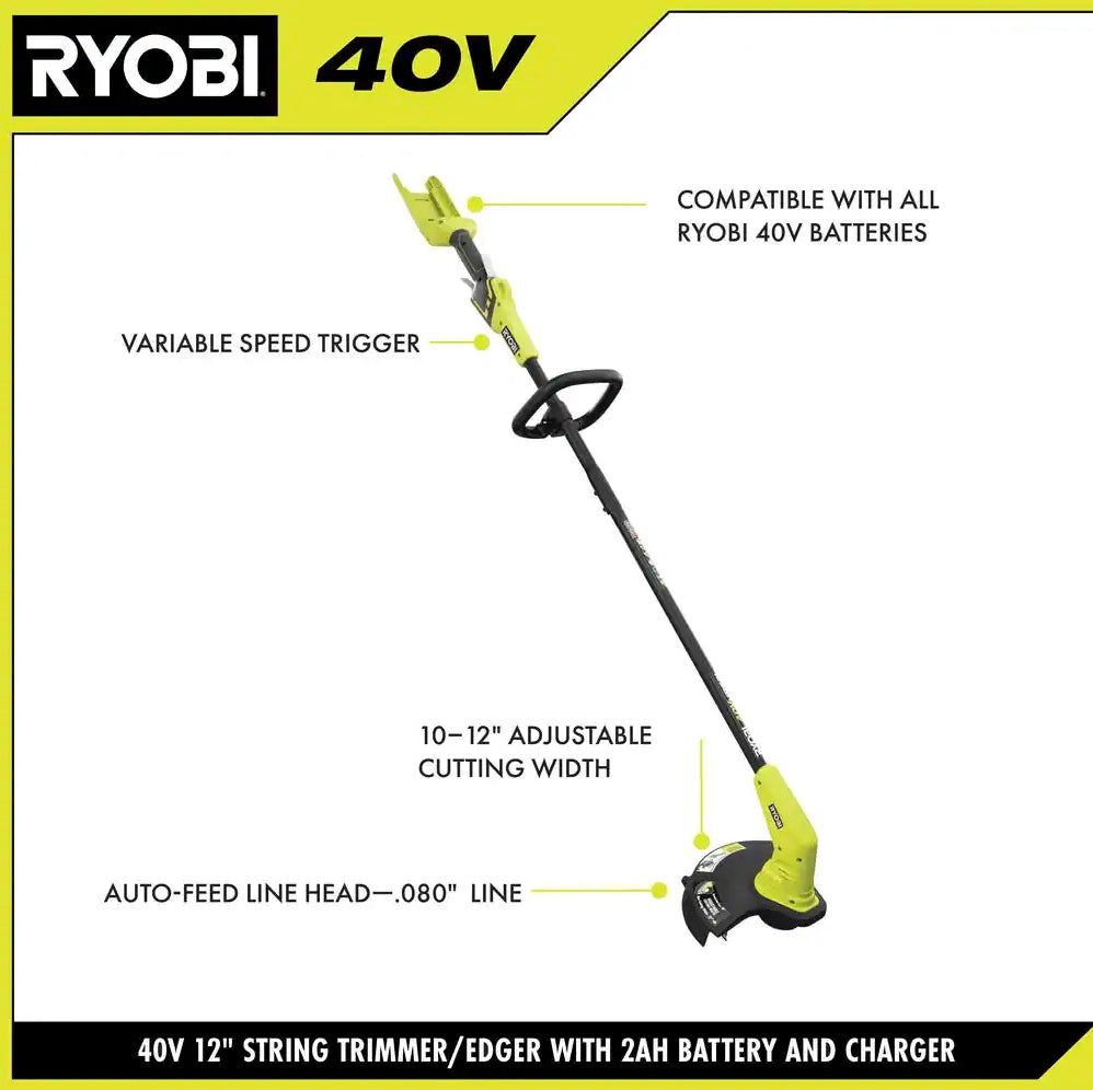 40V 12" String Trimmer