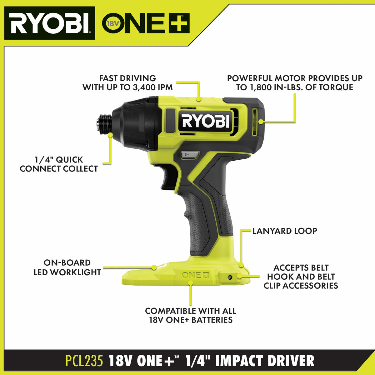 18V ONE+ 4-Tool Combo Kit