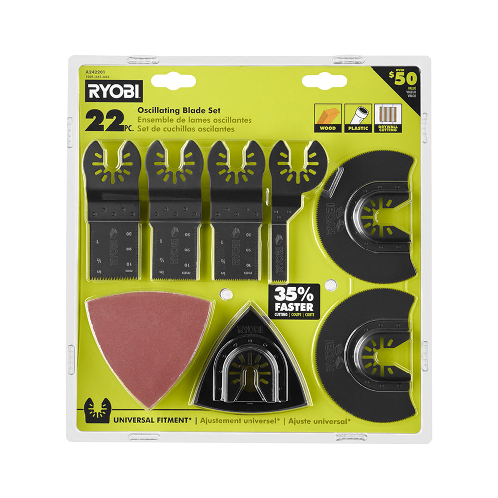 22-Piece Oscillating Blade Set