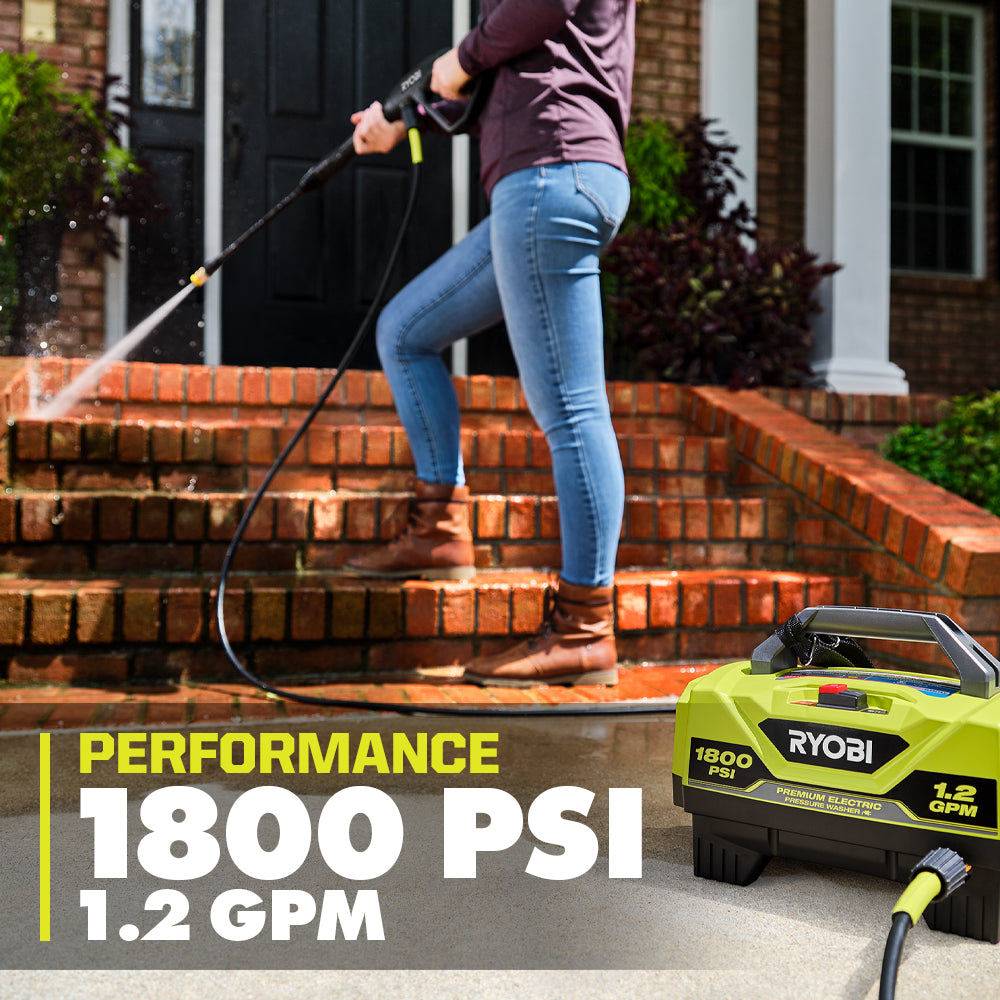 1800 PSI 1.2 GPM Electric Pressure Washer