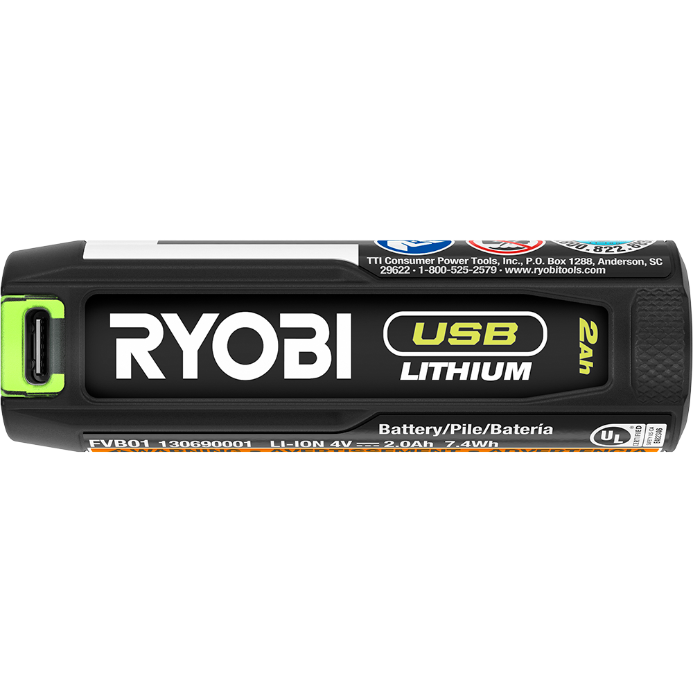 USB Lithium 2AH Lithium Rechargeable Battery