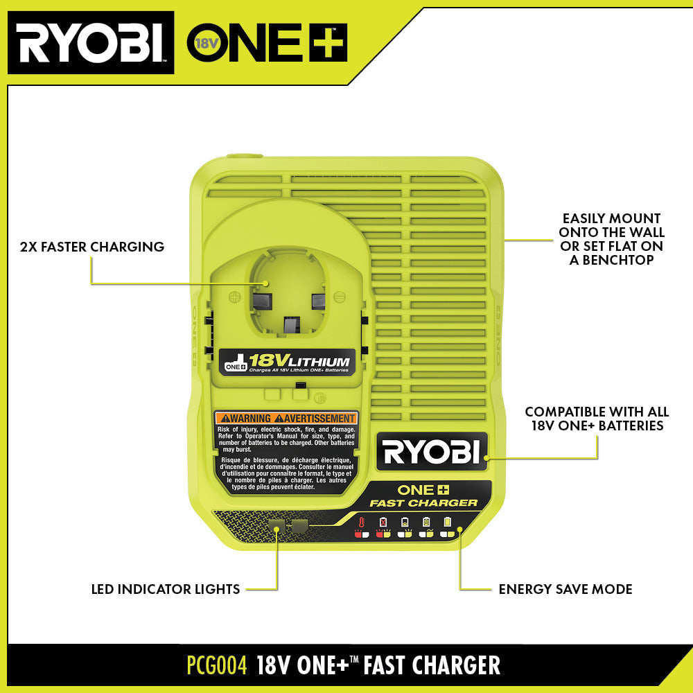 18V ONE+ 4AH Lithium Fast Starter Kit