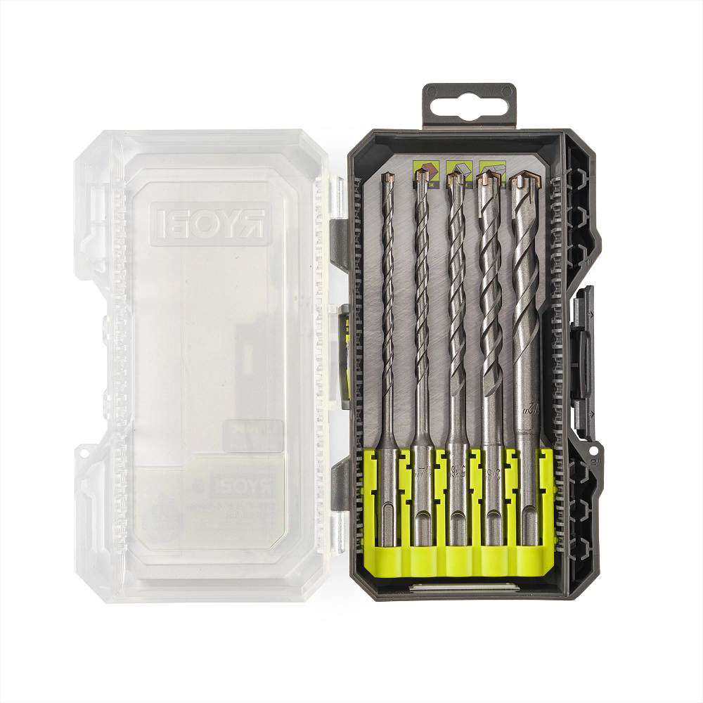 5 PC. SDS-Plus 6" 4-Cutter Drill Bit Set