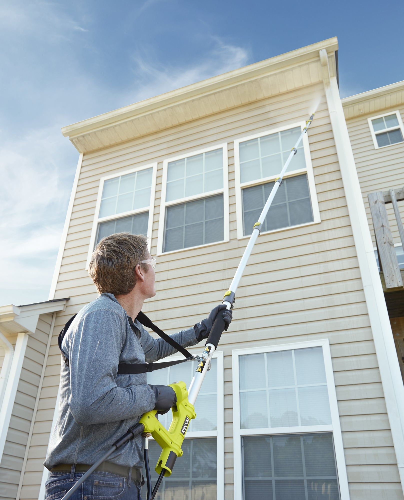 18'  PRESSURE WASHER TELESCOPING Extension POLE