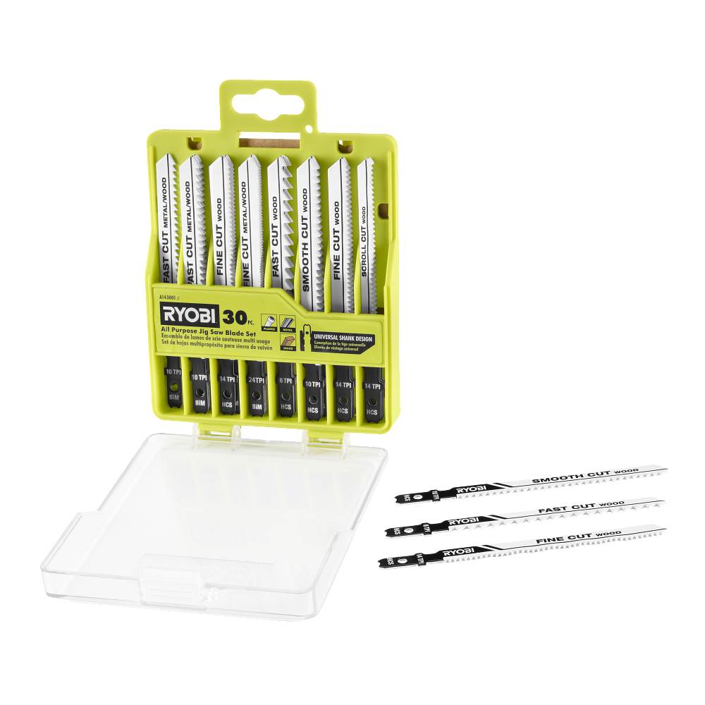 30 PC. All Purpose Jig Saw Blade Set