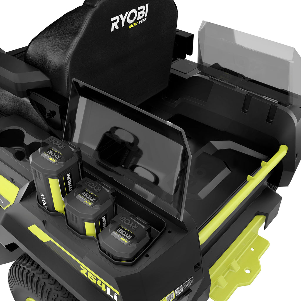 80V HP Brushless 54" Lithium Electric Zero Turn Riding Mower Kit