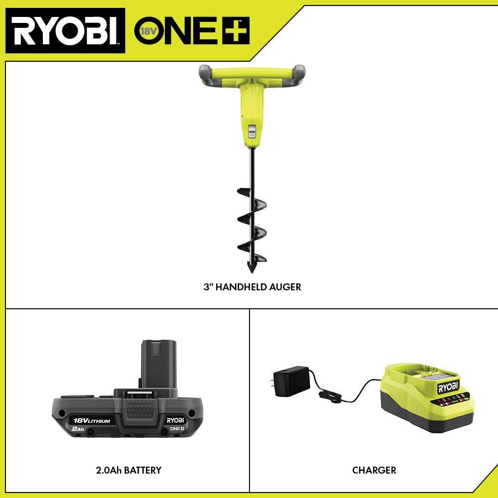 18V ONE+ 3" Handheld Auger Kit