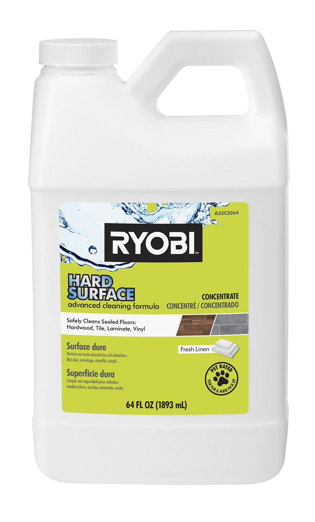 64 OZ. Hard Surface Advancing Concentrated Cleaning Formula