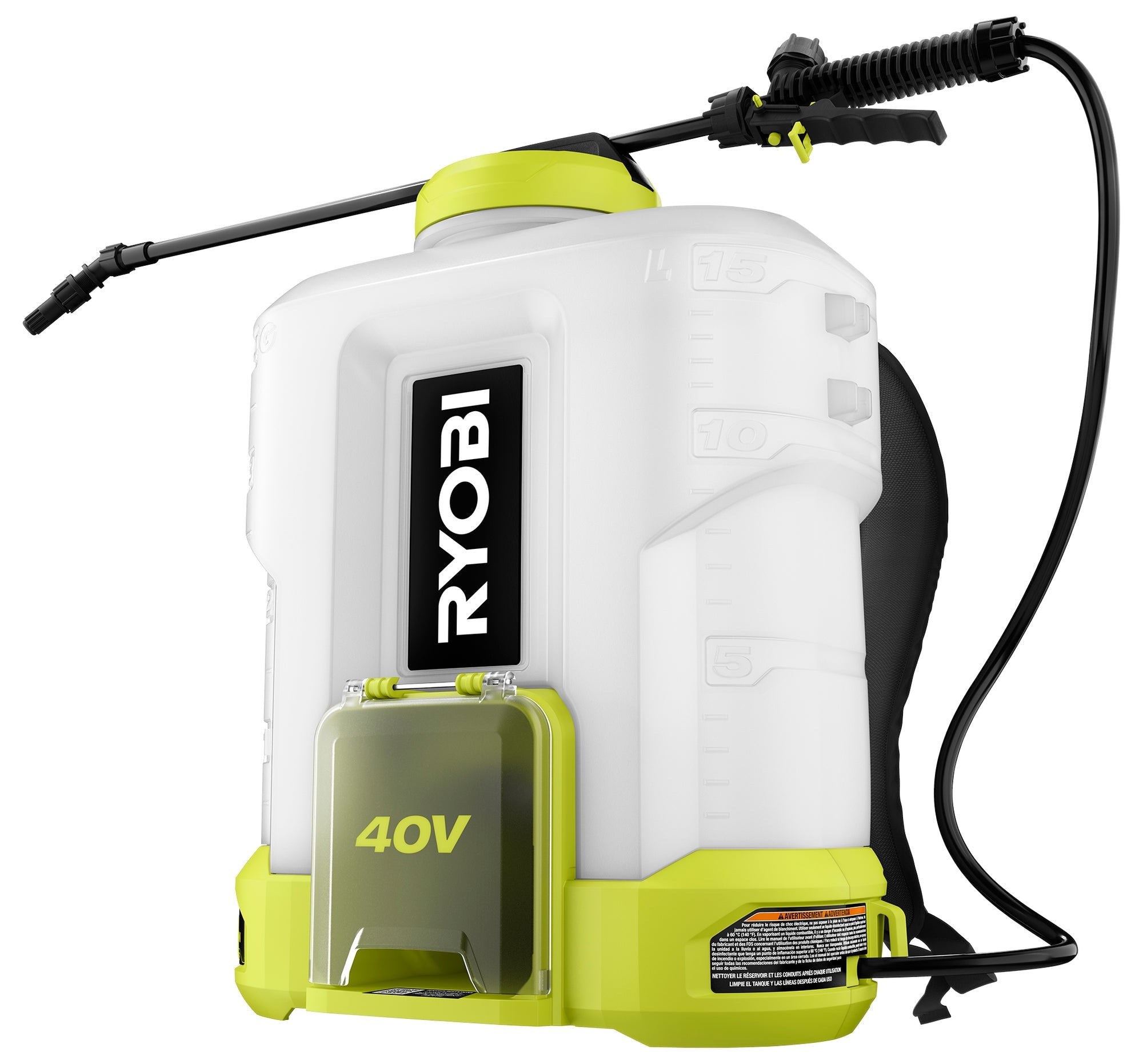 40V 4 Gallon Backpack Chemical Sprayer