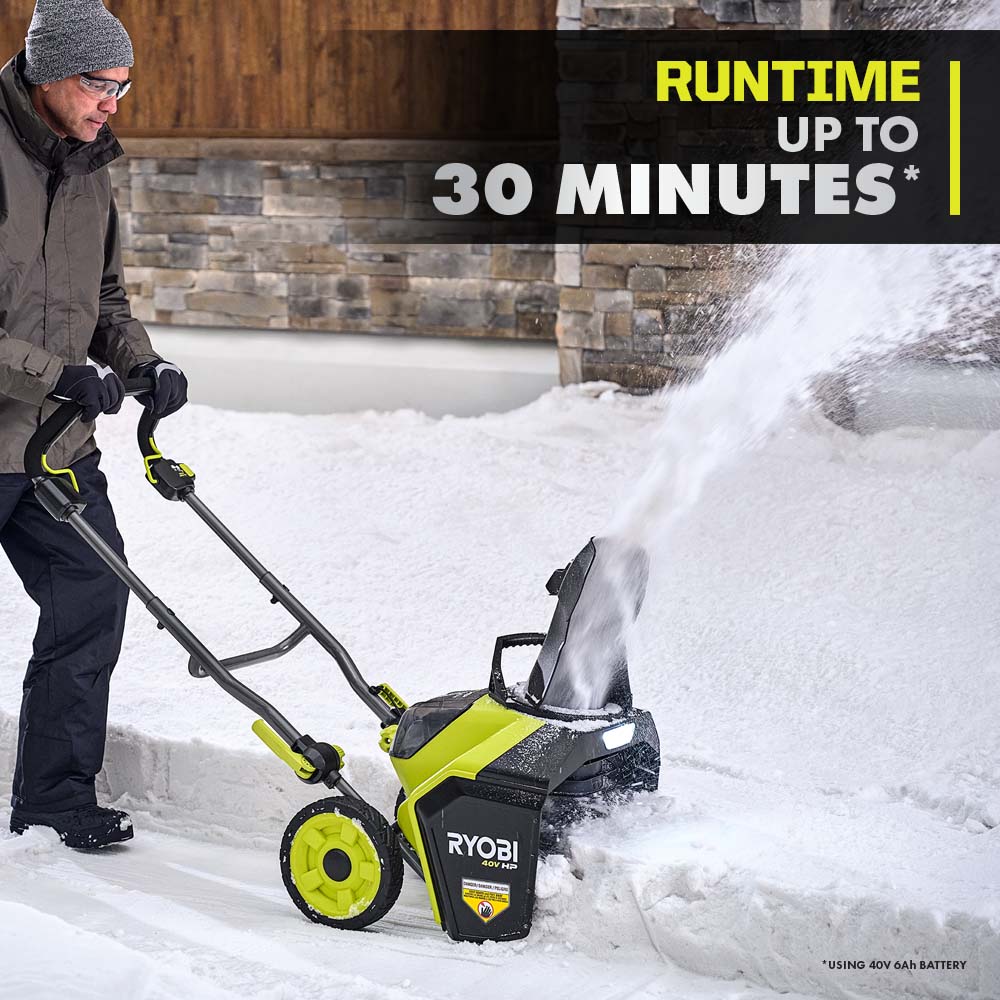 40V HP Brushless 18" Snow Blower Kit