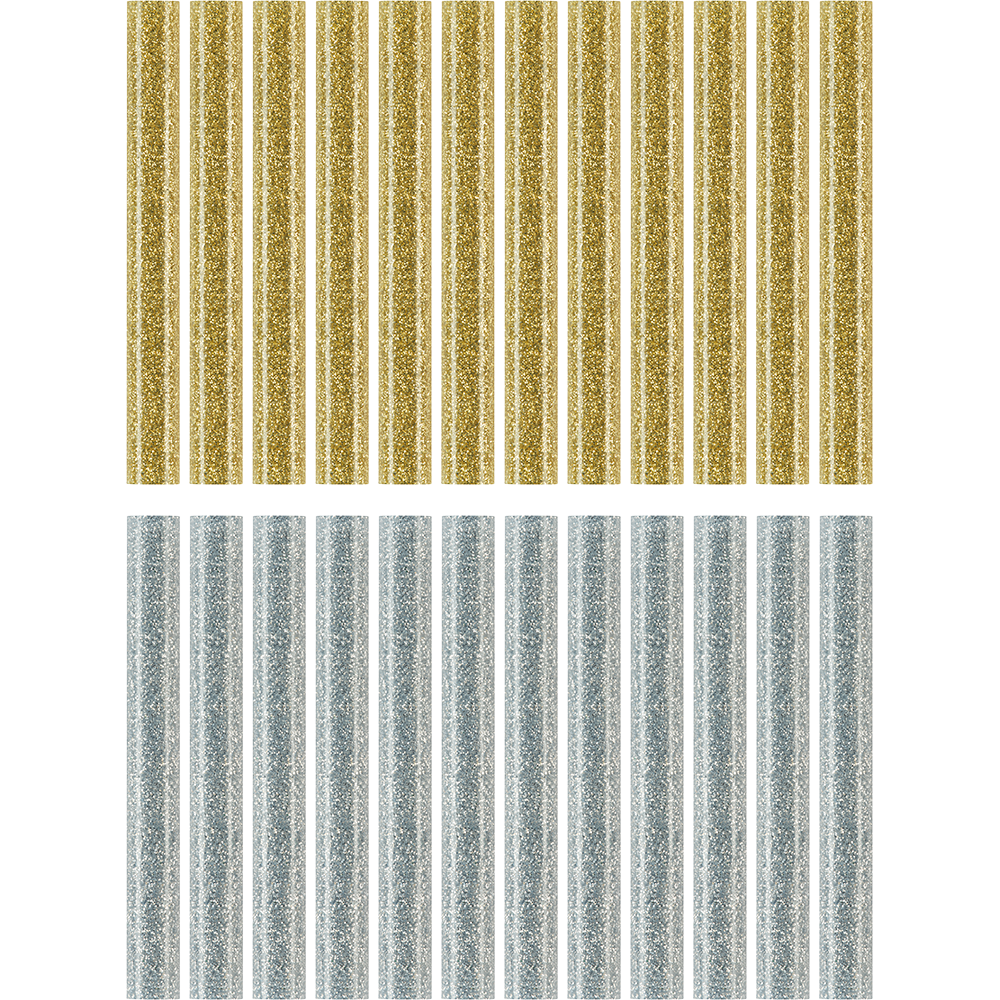 24 PC. Full Size Glitter Glue Sticks