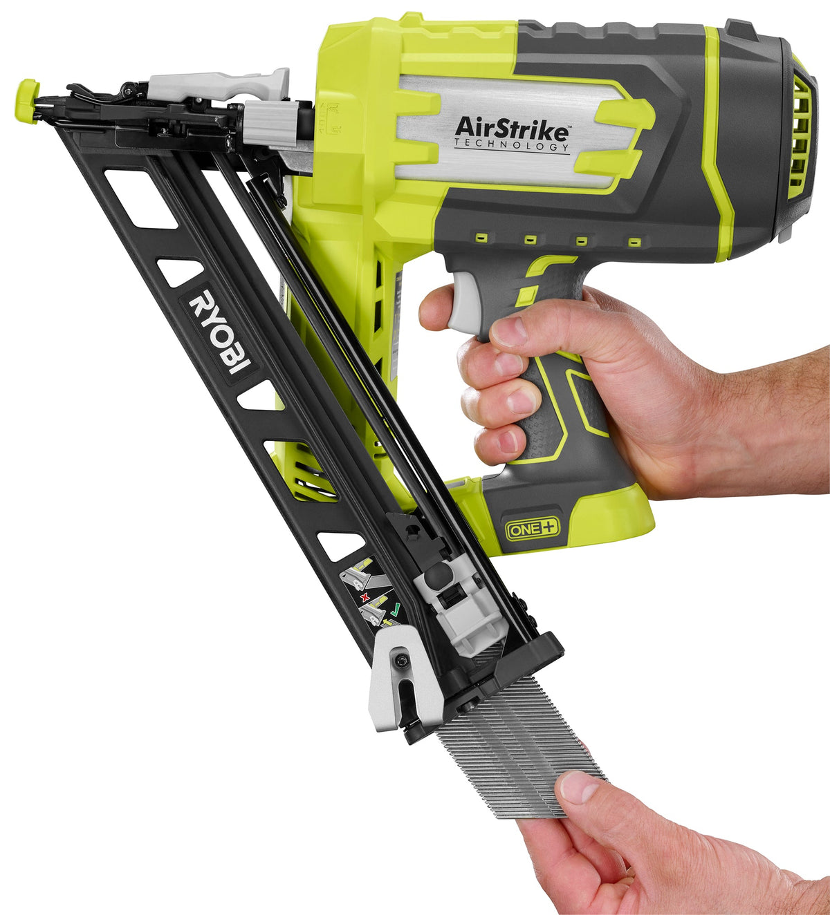 18V ONE+ AirStrike 15GA Angled Finish Nailer