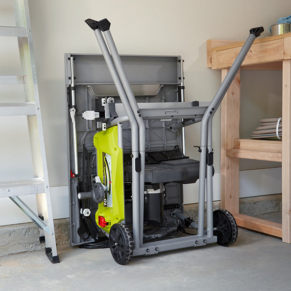 10" Expanded Capacity Table Saw with Rolling Stand
