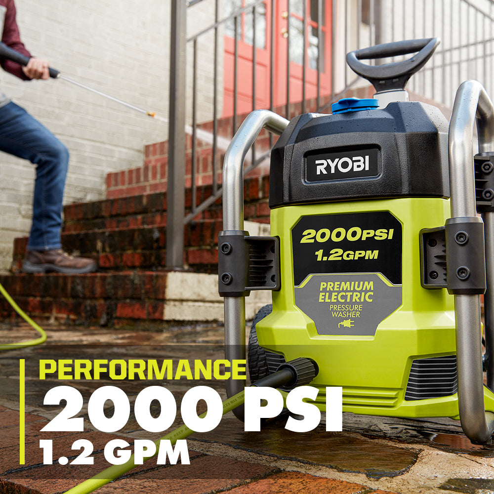 2000 PSI 1.2 GPM Electric Pressure Washer
