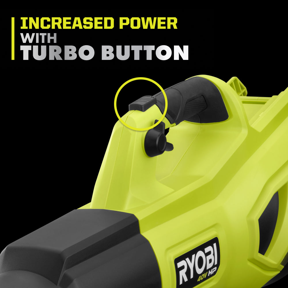 40V HP Brushless WHISPER SERIES 650 CFM 160 MPH Leaf Blower Cordless with 4.0 Ah Battery and Charger