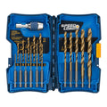 17 PC. Titanium Drill Bit Set