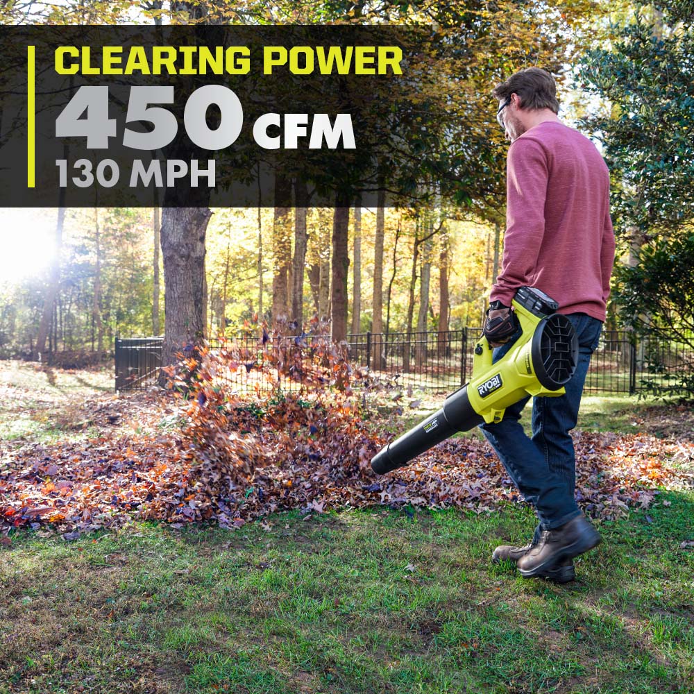 18V ONE+ HP Brushless WHISPER SERIES 450 CFM Blower Kit