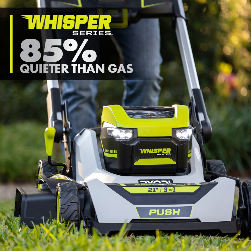 40V HP Brushless 21" Multi-Blade Push Mower Kit