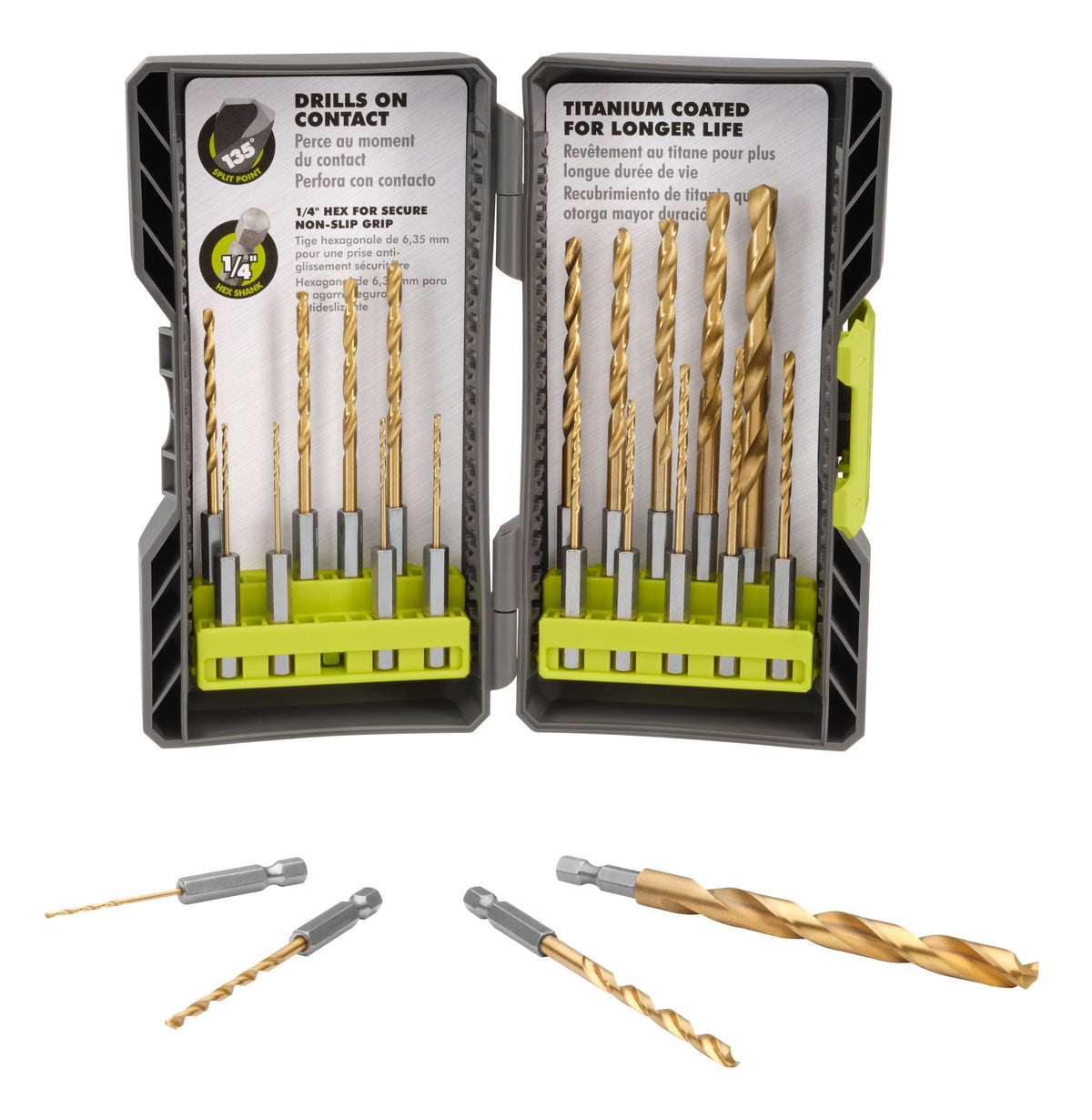 Titanium Drill Bit Kit (22-Piece)