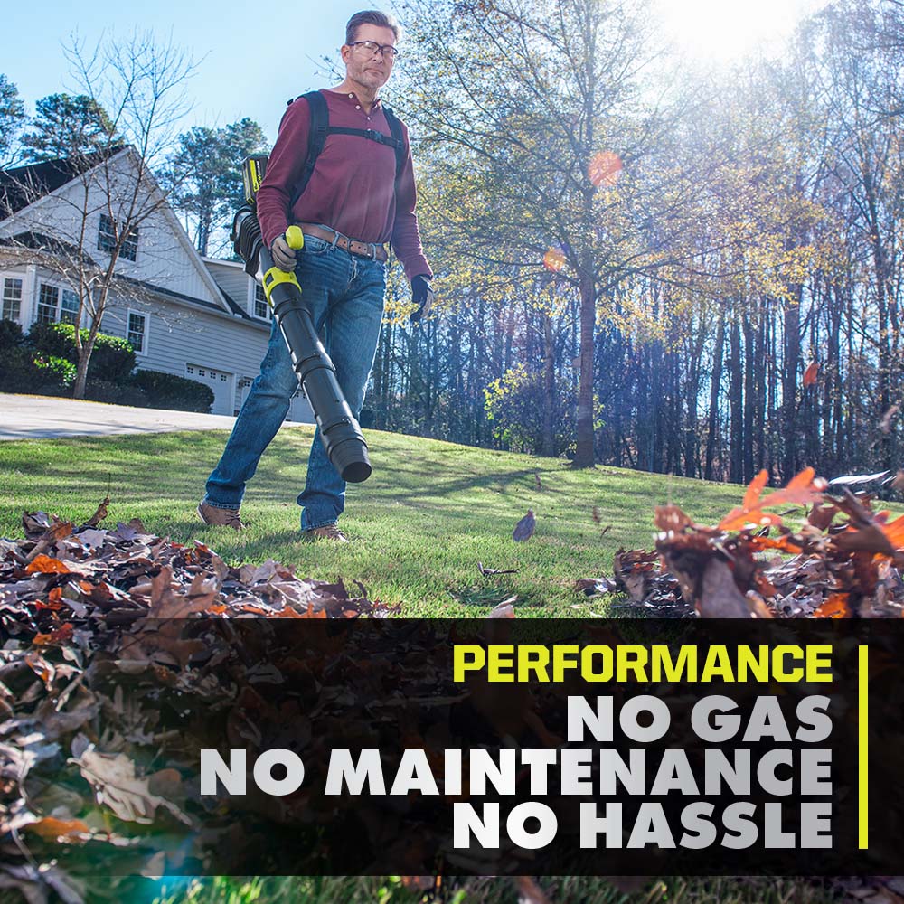 40V HP Brushless 730 CFM Backpack Blower Kit