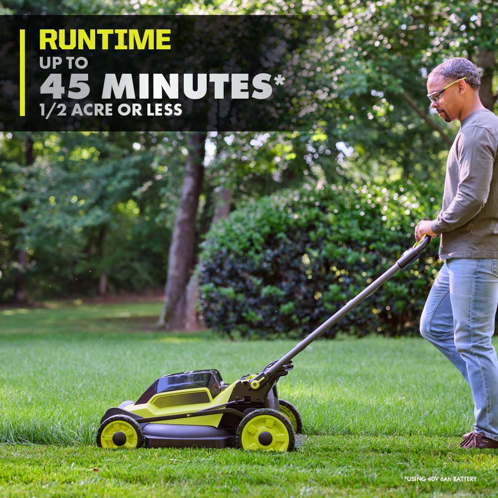 40V HP Brushless 20" Push Mower Kit