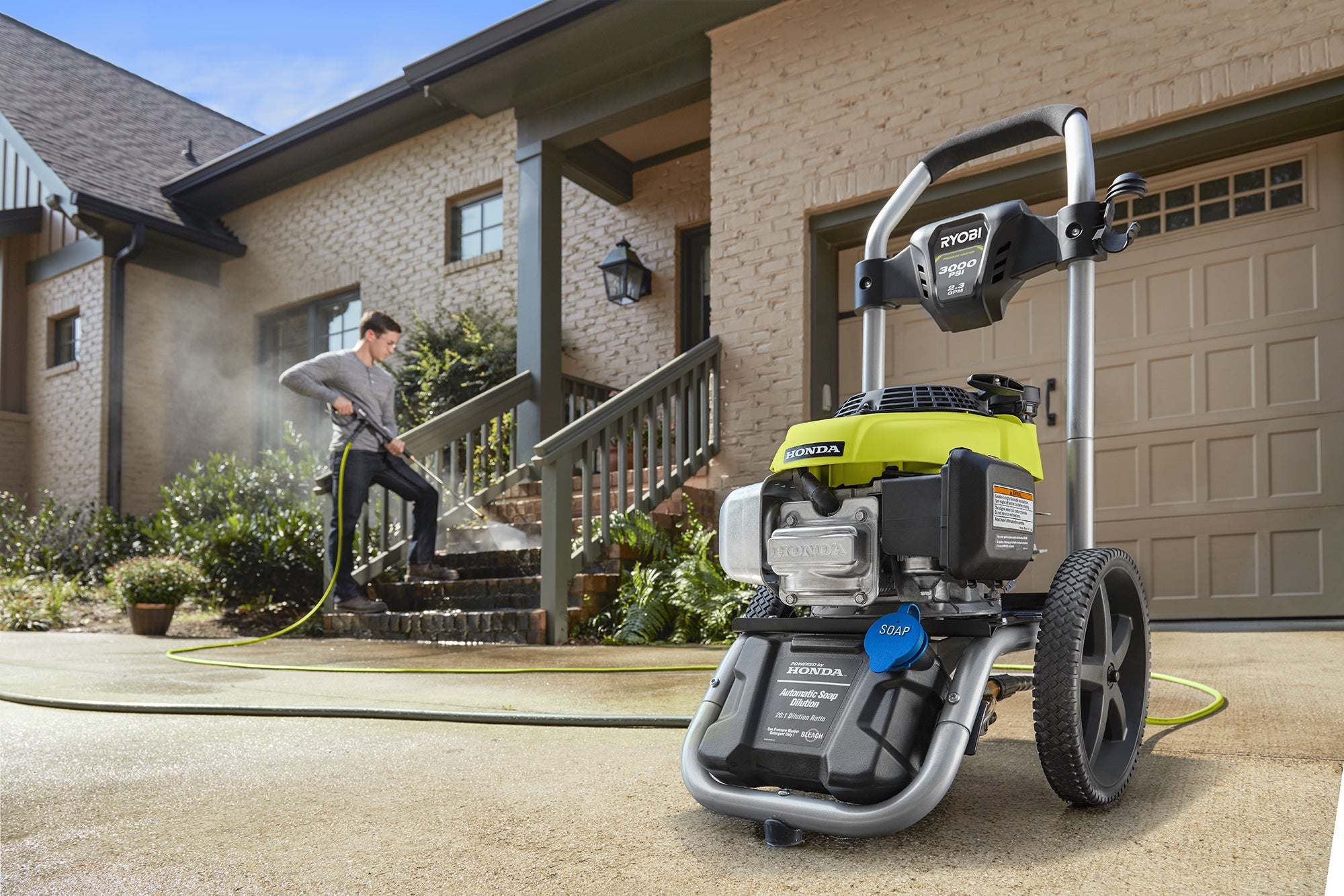 3000 PSI HONDA Gas PRESSURE WASHER
