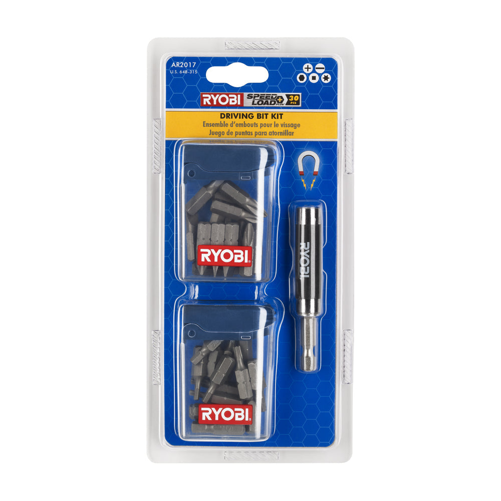 Driver Bit Set with Compact Screw Guide (30 PC.)