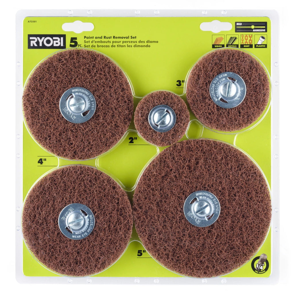 5 PC. Paint and Rust Removal Set