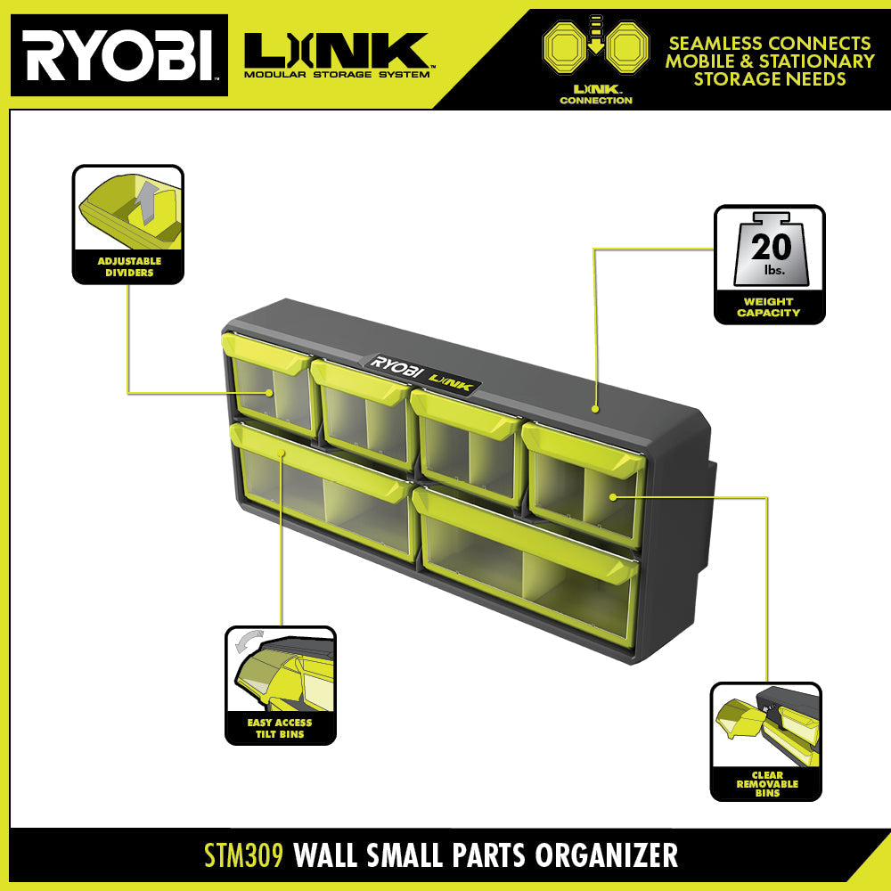 LINK Wall Small Parts Organizer
