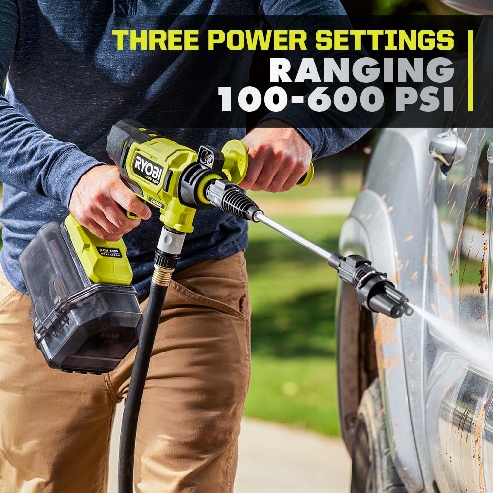 40V HP Brushless 600 PSI Power Cleaner