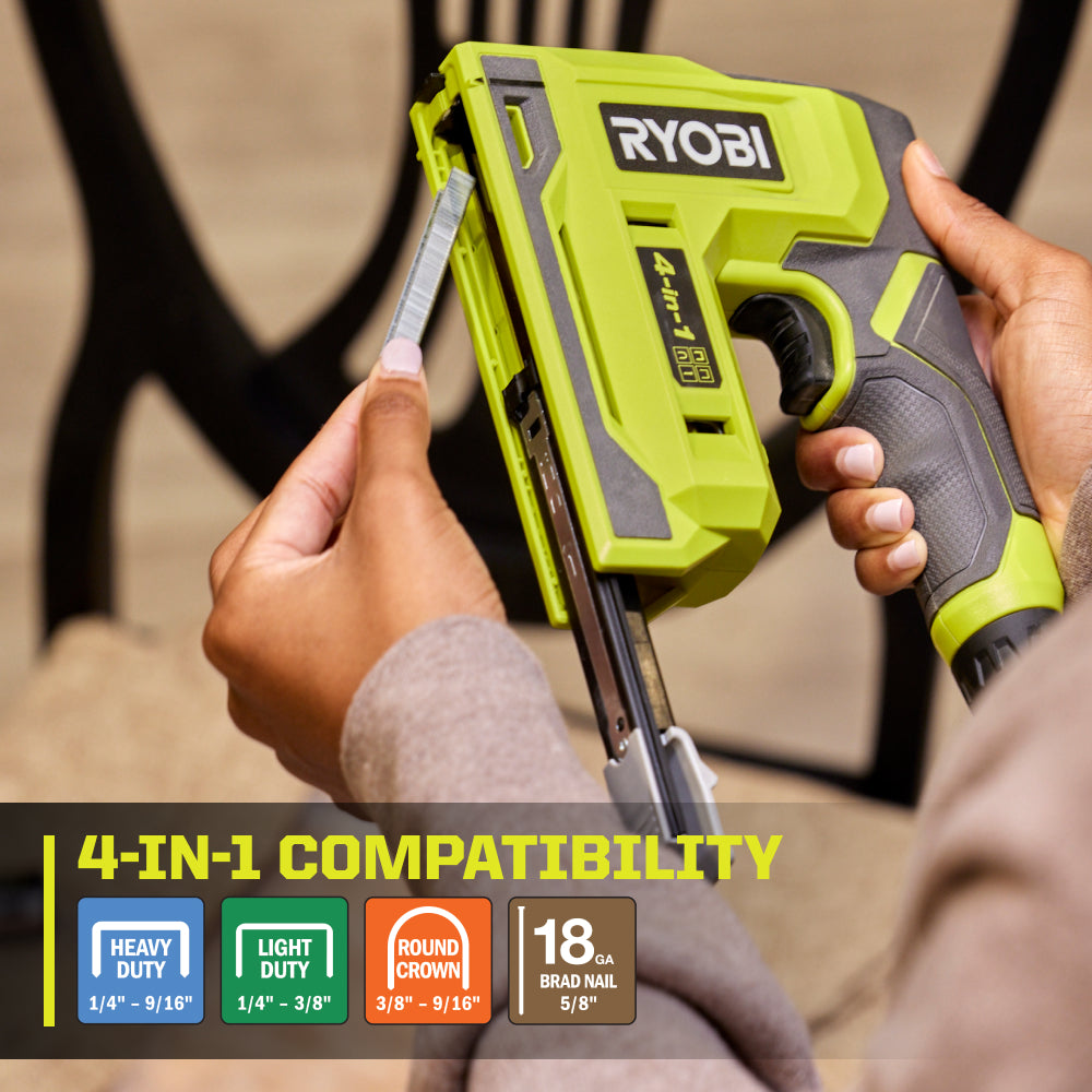 USB Lithium 4-in-1 Craft Stapler/Nailer Kit
