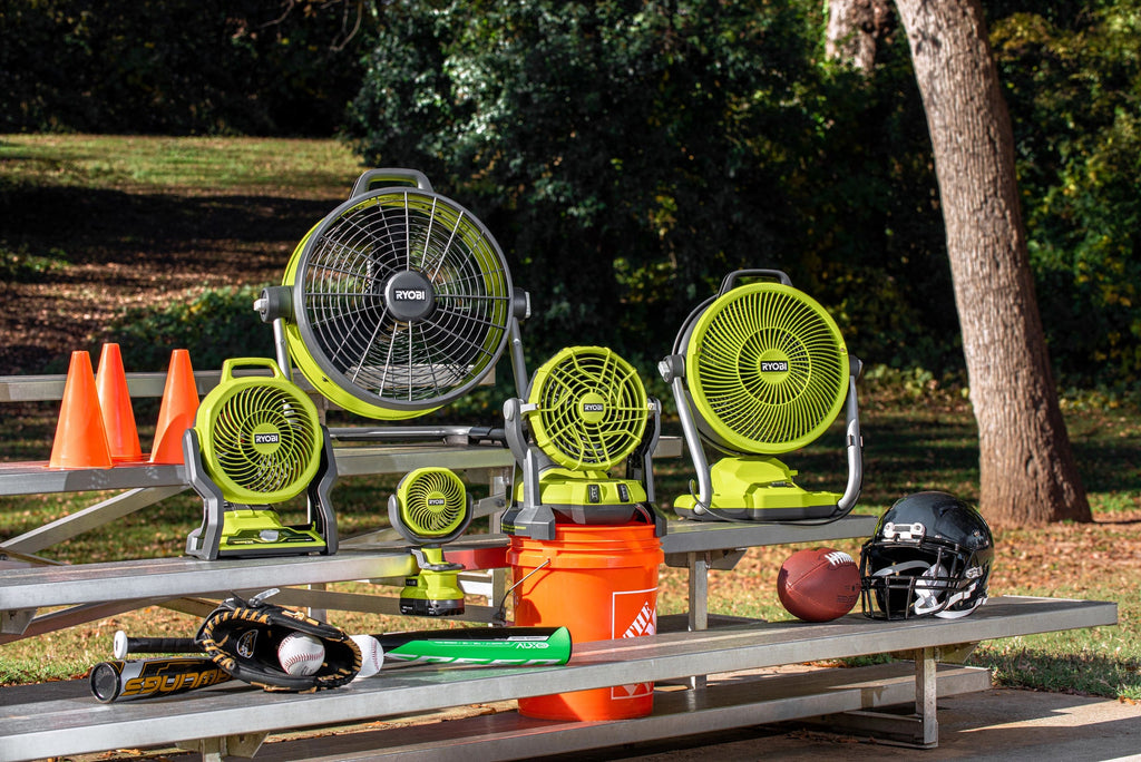 18V ONE+ WHISPER SERIES 7.5" Bucket Top Misting Fan