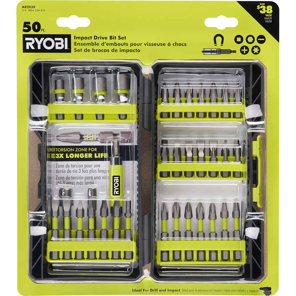 50 PC. Impact Drive Bit Set